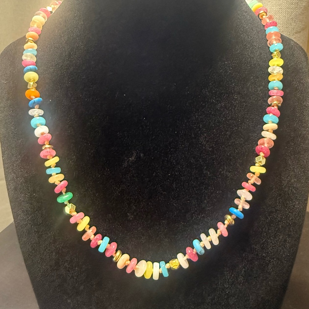 8” Colorful Beaded Necklace